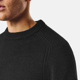 Weekend Offender Zagreb Knitted Wool Sweater - Black
