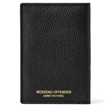 Weekend Offender Boxed Passport Holder - Black