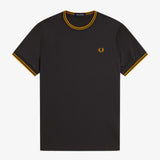 Fred Perry Twin Tipped T-Shirt - Anchor Grey/Gold