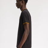 Fred Perry Twin Tipped T-Shirt - Anchor Grey/Gold