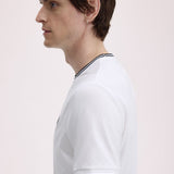 Fred Perry Twin Tipped T-Shirt - White