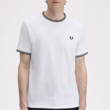 Fred Perry Twin Tipped T-Shirt - White