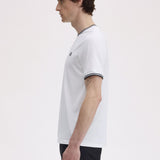 Fred Perry Twin Tipped T-Shirt - White