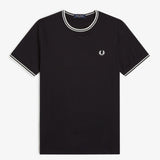Fred Perry Twin Tipped T-Shirt - Black
