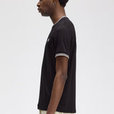 Fred Perry Twin Tipped T-Shirt - Black