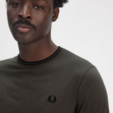 Fred Perry Twin Tipped T-Shirt - Field Green