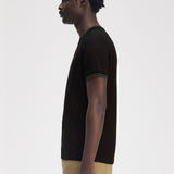 Fred Perry Twin Tipped T-Shirt - Black/Court Green
