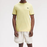Fred Perry Twin Tipped T-Shirt - Champion's Gold/Honeycomb/Black