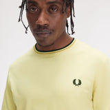 Fred Perry Twin Tipped T-Shirt - Champion's Gold/Honeycomb/Black