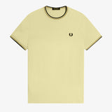 Fred Perry Twin Tipped T-Shirt - Champion's Gold/Honeycomb/Black
