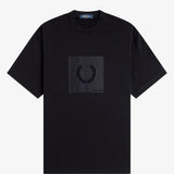 Fred Perry Box Graphic T-Shirt - Black