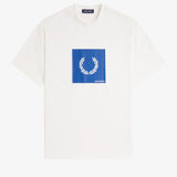 Fred Perry Box Graphic T-Shirt - Snow White