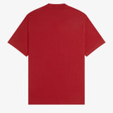 Fred Perry Box Graphic T-Shirt - Burnt Red