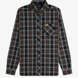 Fred Perry Classic Tartan Shirt - Black