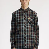 Fred Perry Classic Tartan Shirt - Black