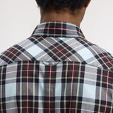 Fred Perry Classic Tartan Shirt - Ball Boy Blue