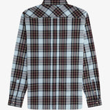 Fred Perry Classic Tartan Shirt - Ball Boy Blue
