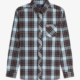 Fred Perry Classic Tartan Shirt - Ball Boy Blue
