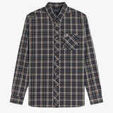 Fred Perry Classic Tartan Shirt - Grey