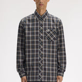 Fred Perry Classic Tartan Shirt - Grey