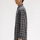 Fred Perry Classic Tartan Shirt - Grey