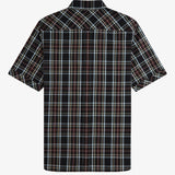 Fred Perry Classic Tartan SS Shirt - Black