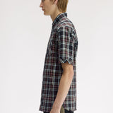 Fred Perry Classic Tartan SS Shirt - Black