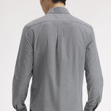 Fred Perry Micro Gingham Shirt - Black