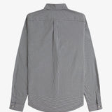 Fred Perry Micro Gingham Shirt - Black