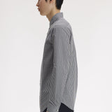 Fred Perry Micro Gingham Shirt - Black