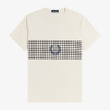 Fred Perry Tennis Net Graphic T-Shirt - Ecru