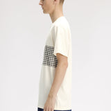 Fred Perry Tennis Net Graphic T-Shirt - Ecru