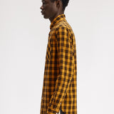 Fred Perry Macleod Tartan Shirt - Gold