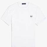Fred Perry Ringer T-Shirt - White