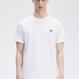 Fred Perry Ringer T-Shirt - White