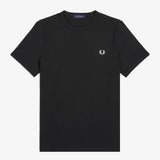 Fred Perry Ringer T-Shirt - Black