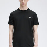 Fred Perry Ringer T-Shirt - Black