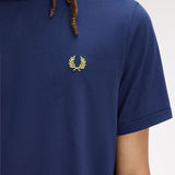 Fred Perry Ringer T-Shirt - French Navy
