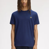 Fred Perry Ringer T-Shirt - French Navy