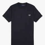 Fred Perry Ringer T-Shirt - Navy
