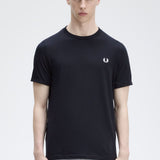 Fred Perry Ringer T-Shirt - Navy