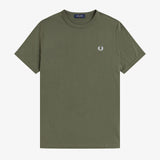 Fred Perry Ringer T-Shirt - LW Green