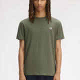 Fred Perry Ringer T-Shirt - LW Green