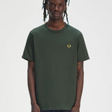 Fred Perry Ringer T-Shirt - Court Green