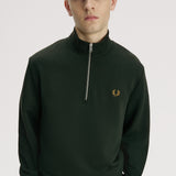 Fred Perry Half Zip Sweatshirt - Nightgreen