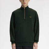 Fred Perry Half Zip Sweatshirt - Nightgreen
