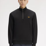 Fred Perry Half Zip Sweatshirt - Anchor Grey