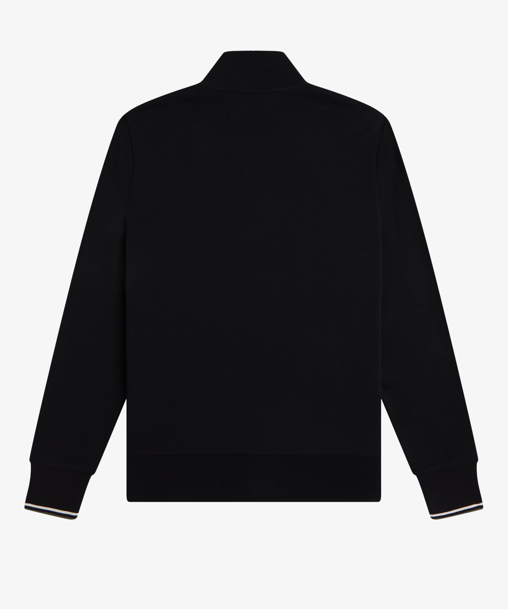 Fred Perry Half Zip Sweatshirt - Black