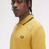 Fred Perry Twin Tipped Polo Shirt - Honeycomb/Navy