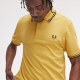 Fred Perry Twin Tipped Polo Shirt - Honeycomb/Navy